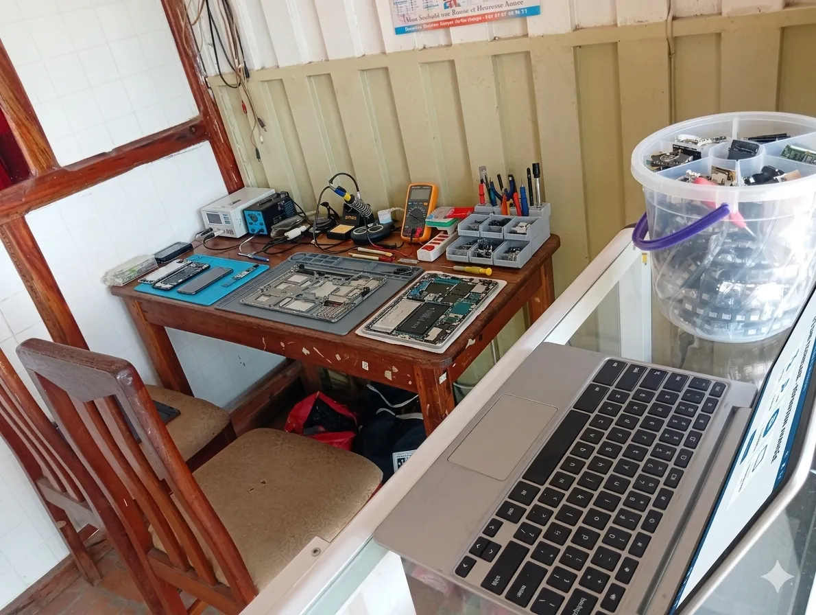 Réparation électronique atelier Djeffa