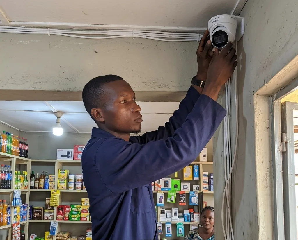 Système de vidéosurveillance CCTV commercial Porto-Novo