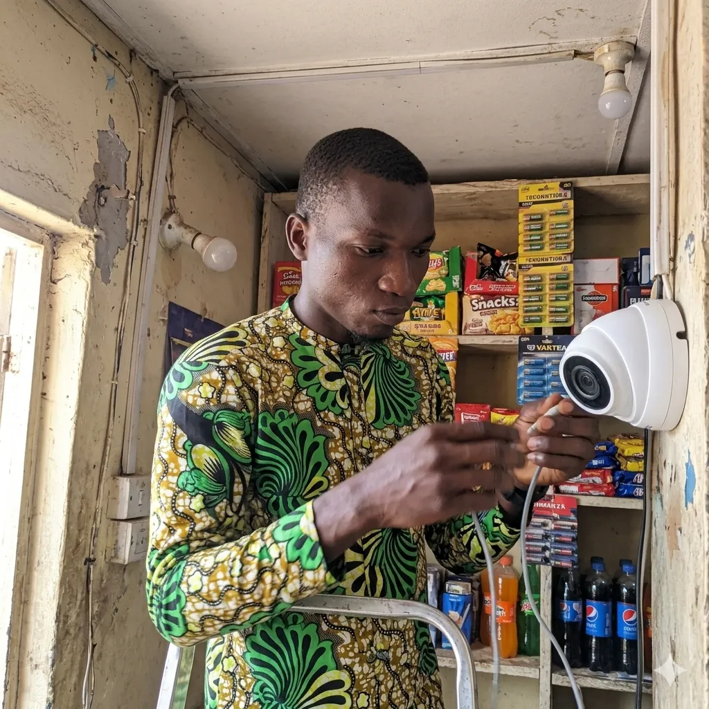 Installation système de vidéosurveillance CCTV